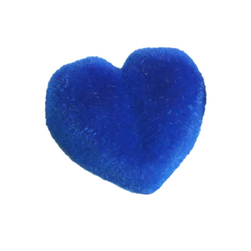 Korean Style 19mm Plush Heart Flocking Hair Clip, Phone Case, Crocs Accessories & Ornaments