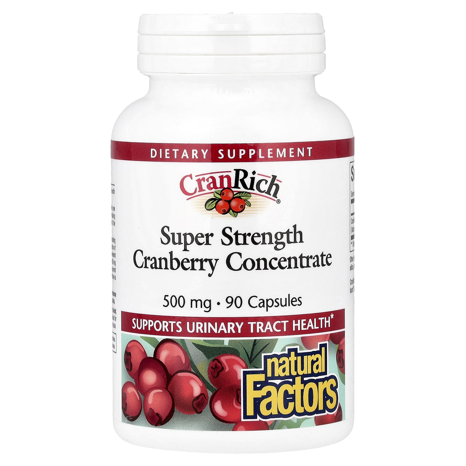 

Cranrich®, Cranberry Concentrate, Extra Strength, 500Mg, 90 Capsules