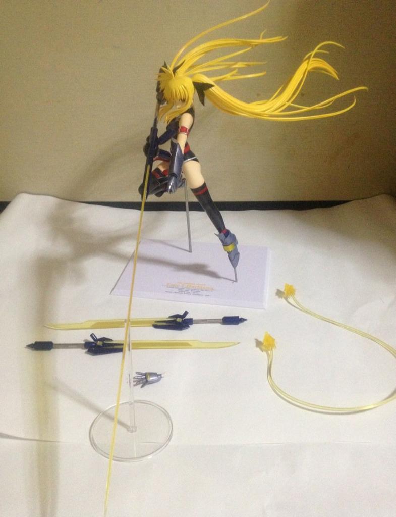 Magical Girl Lyrical Nanoha Strikers Fate Harlaown True Sonic Form Scale PVC Painted Finished T. (1/7 Product)