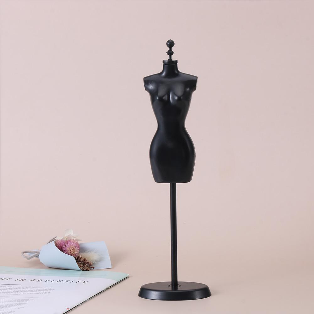 Dollhouse Plastic Doll Clothes Holder Doll Display Holder Model Hanger Mannequin Model Stand Toys Dress For 1/6 Dolls Accessorie