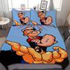 Exquisite 3D the Sailor Wallpaper Cartoon P-Popeyes Digital Printing Bedding Set Duvet Cover Comforter Bed Boys Girls Gift