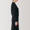 MUJI Women's Milan Rib Knit Blouson, Black, Size M, BA1P0A4A