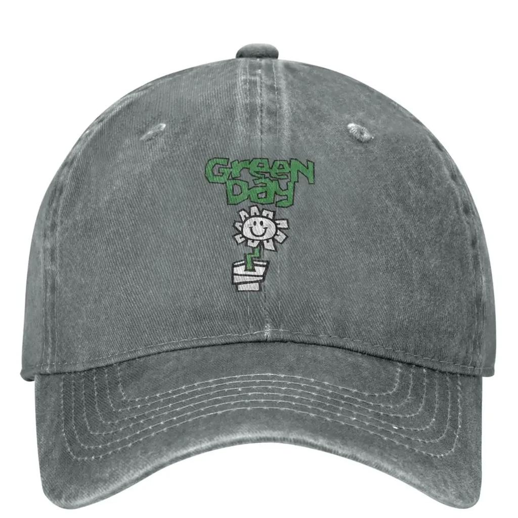 Band Green Days Flower Pot Tour Denim Baseball Cap Dookie Saviors Hip Hop Dad Hats Summer Unisex SunProof Baseball Caps