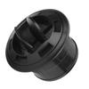 75mm Dashboard Air Conditioning Deflector Outlet Black Round Vent Universal for Bus RV