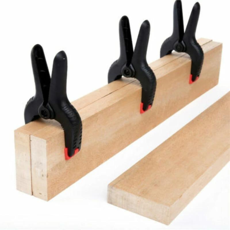 10/1PCS Adjustable Plastic Spring Clamps Heavy Duty Hanging Clips Strong Backdrops Clamps For Woodworking DIY Crafts Drying Clip
