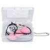 Porte-clip pour appareil auditif en forme de cœur rouge rose, cordon portable et mignon pour appareil auditif BTE pour enfants