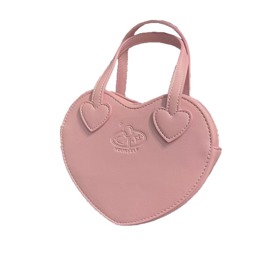 

Молодая девушка маленькая сумка Love женская мода простая сумка ретро черная сумка через плечо