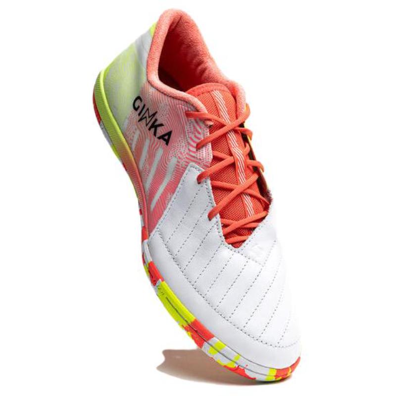 DECATHLON Kipsta Ginka 900 2022/2023 IC/IN Shock Absorption Anti-Slip Abrasion Resistant Football Boots Men's White Powder