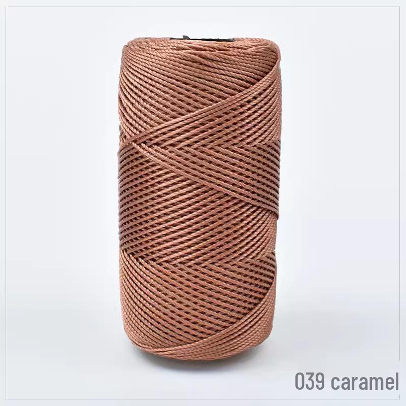 Chunky Wool & Ice Silk 3-Ply Yarn for DIY Crochet: Hand-Knitted Bag, Summer Hat, Shoes, and Seat Cushion