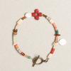 Clover Symbol Bracelet Vintage Red