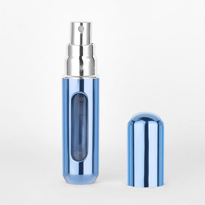 Candy Color Mini Travel Portable Bottom Filling Perfume Bottle Liquid Sub-Bottling Fine Mist Spray Refillable Jar Empty Cosmetic