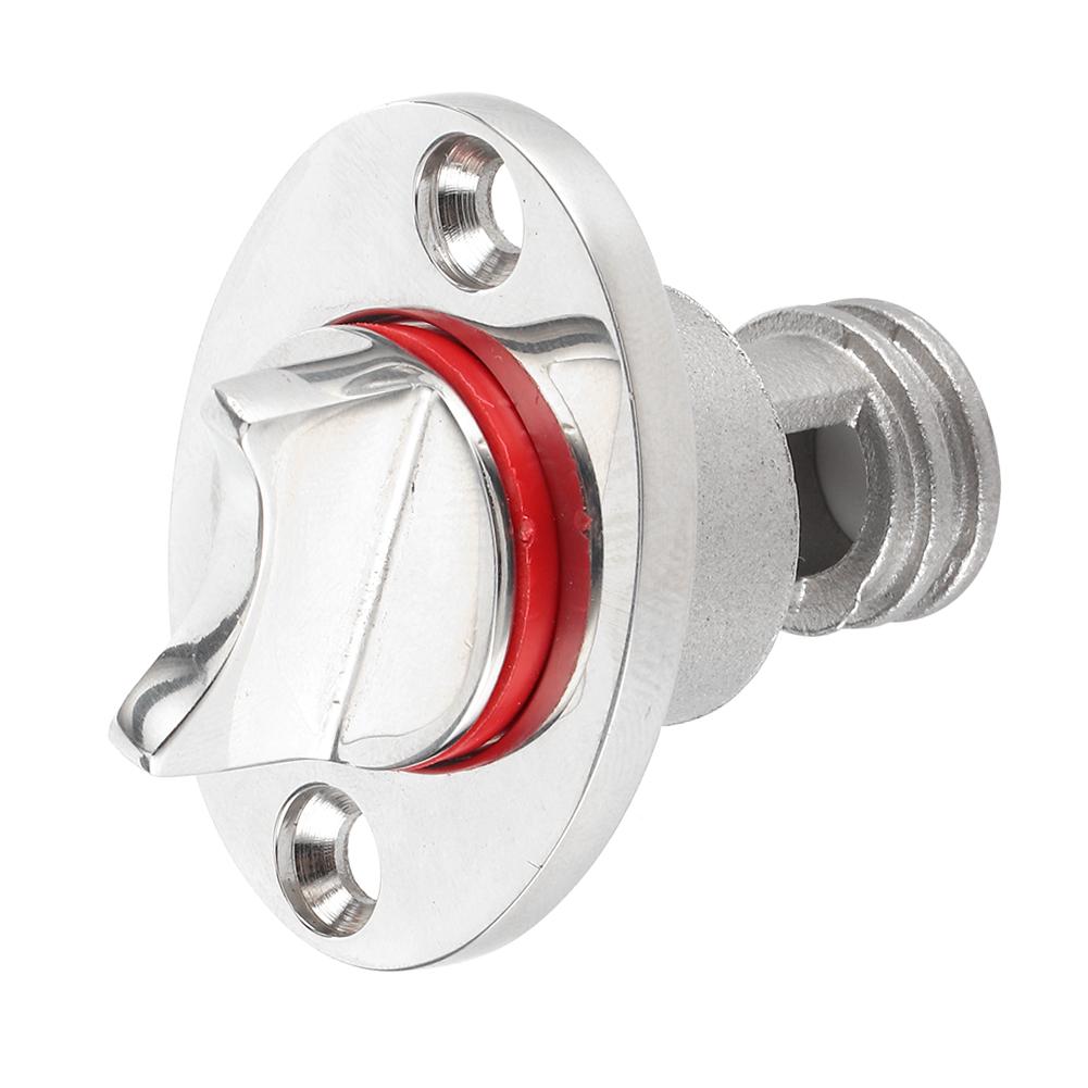 Marine Polished Garboard Drain Plug Fits Hole Screw Thread Corrosion Resistant 316 Stainless Steel