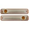 2x Front Bumper Side Marker Light For Ford F-150 1975-79