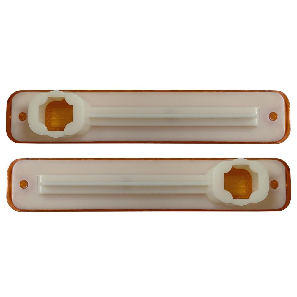 2x Front Bumper Side Marker Light For Ford F-150 1975-79