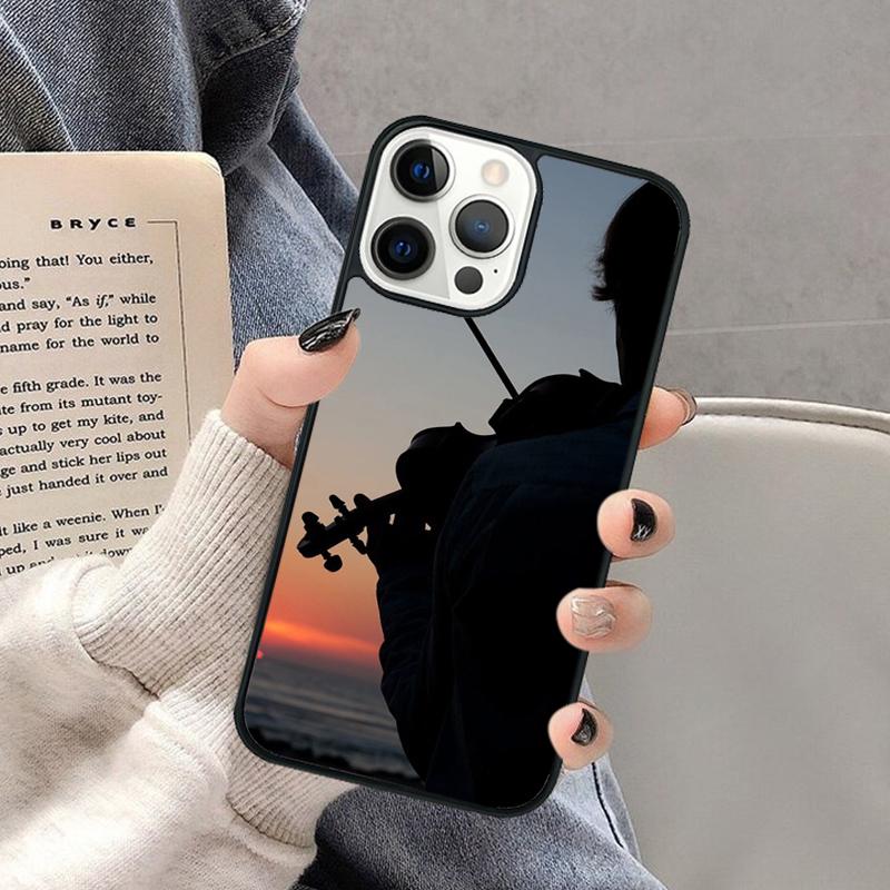 Black And White Violin Cello Phone Case for iPhone 17 Air 16 16e 15 Plus for Apple 13 11 12 14 Pro Max Cover coque