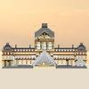 3377PCS Louvre Model Building Blocks World Famous Attractions Architectural Model Bricks Desktop Decoration Kids Toys Gifts