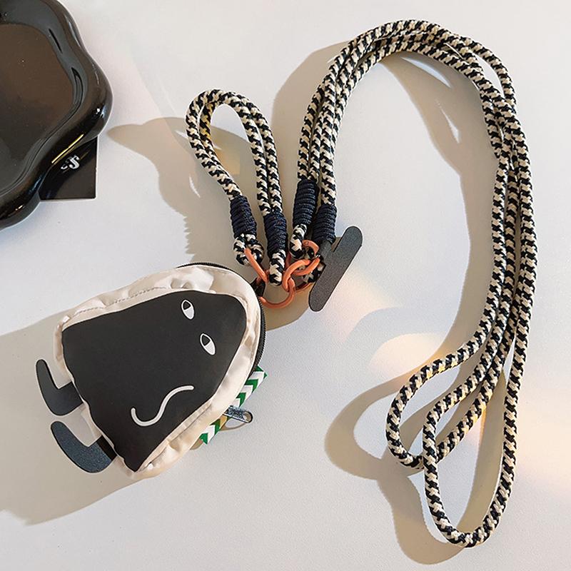 Tecknad Myntväska Telefonrem Söt Telefon Snodd Crossbody Anti-förlorad Telefonfodral Snodd Hänge