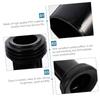 2pcs Wall-mounted Toilet Parts PP Toilet Waste Pipe Lengthened Flushing Tube Rear Discharge Toilet