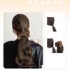 Synthetic Natural and Versatile Grip Clip Headband Integrated Wig Braid Curly Hair Simulation Wig with Ponytail