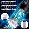New LCD Automatic Rotation Male Masturbator 7 Sucking Licking 6s Vacuum Penis Pump Water SPA Real Pocket Pussy Sex Toys for Men 18 Sex Toy