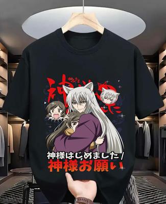 Maglietta Tomoe Kamisama Anime Manga Ragazza Kawaii Divertente Regalo per Amanti Maglietta Tutte le Taglie