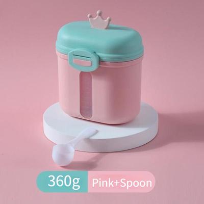 Portable Baby Food Storage Box BPA Free Formula Dispenser Cartoon Infant Milk Powder Box Toddler Snacks Cup Container