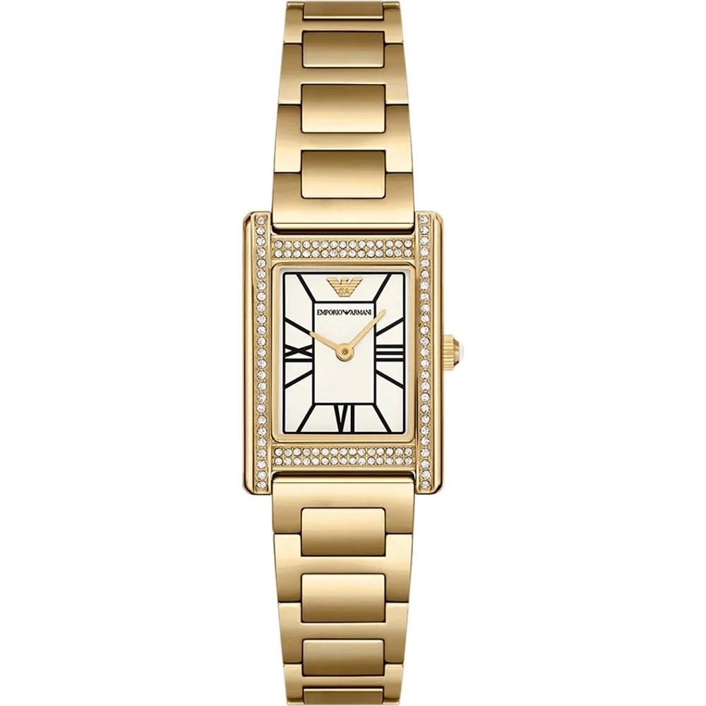 Emporio Armani Genni White Gold Stainless Steel Bracelet Ladies Quartz Watch AR11659 белый