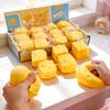 Hot Butter Cheese Slow Rebound Squishy Toy Press-Type Stress Relief Fidget Cheese Block Sensory Decompression Anxiety Relief