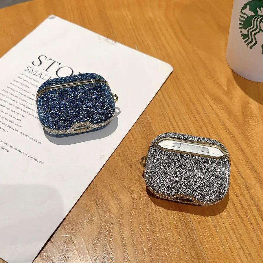 Für Airpods 3 2021 Kabelloses Bluetooth-Kopfhörer Bling-Hülle für Airpods Pro Diamant Strass Glitzer Box Case für Airpods 1 2