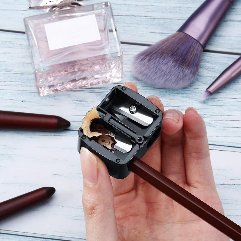 Plastic Dual Hole Pencil Sharpener, Compact and Portable, Easily Creates A Perfect Pen Tip for Smoother Writing and Creation