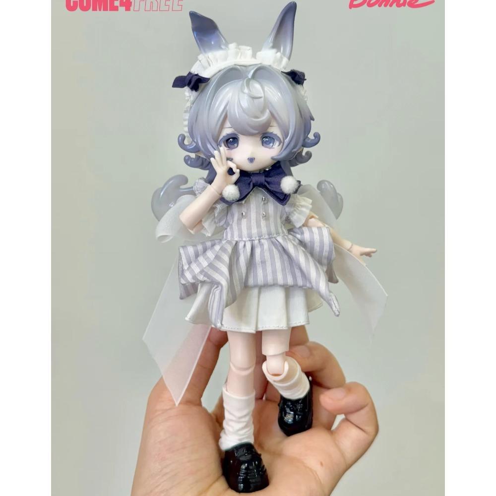 Original New BJD doll Bonnie Bunny 1/12 Meteorological Star Language series trendy play blind box joint movable replacement Gift