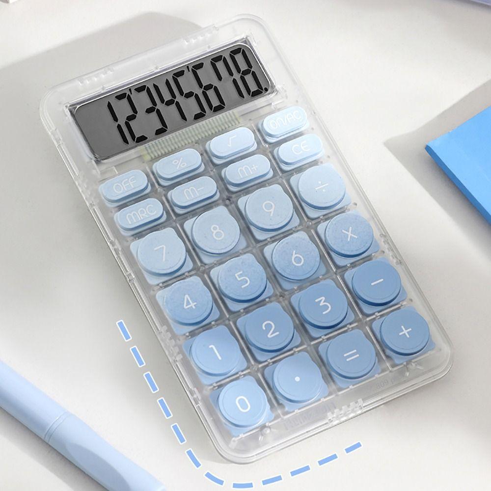 Mini Electronic Calculator Candy Color Math Calculators New Keyboard Calculator  School Supplies