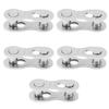 5pairs Bicycle Missing Link Rustproof Steel Quick Release Link Corrosion Resistant Easy