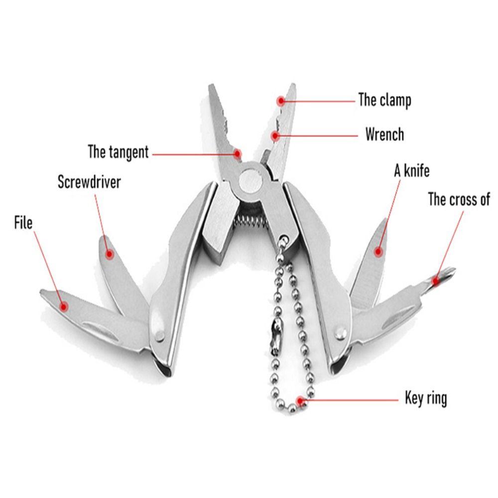 Werkzeuge Klappschraubstock Kreuzschlitzschraubendreher Klappzange Schlüsselanhängerzange Klappzange