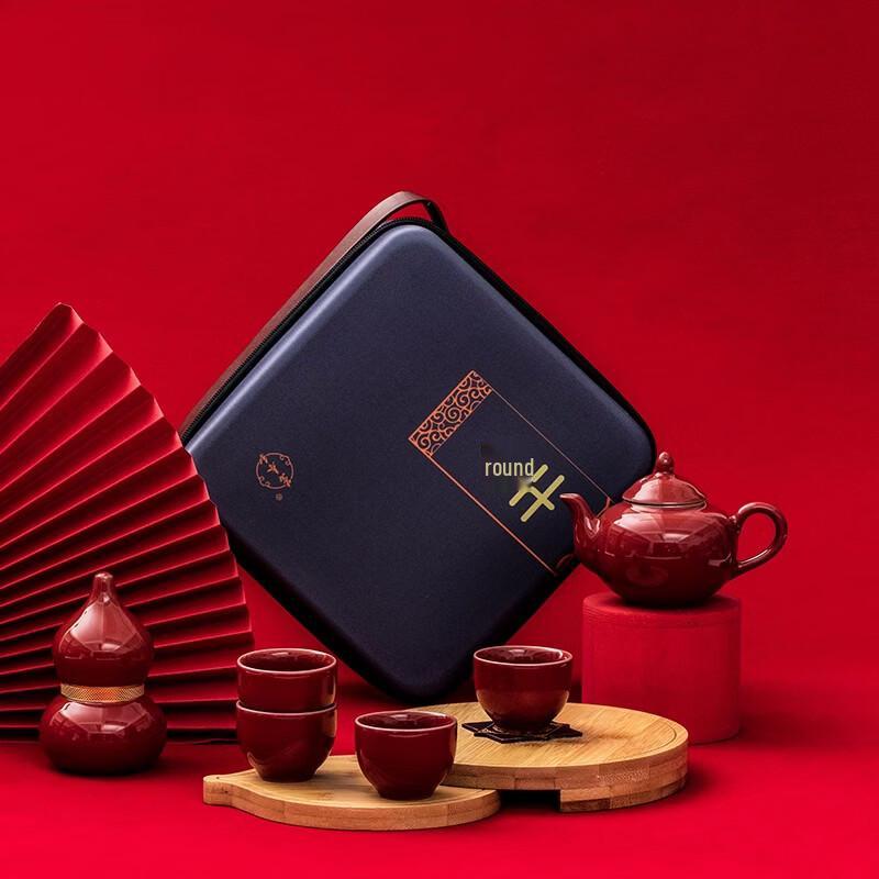 Wanchunhe Auspicious Fortune Ceramic Tea Set