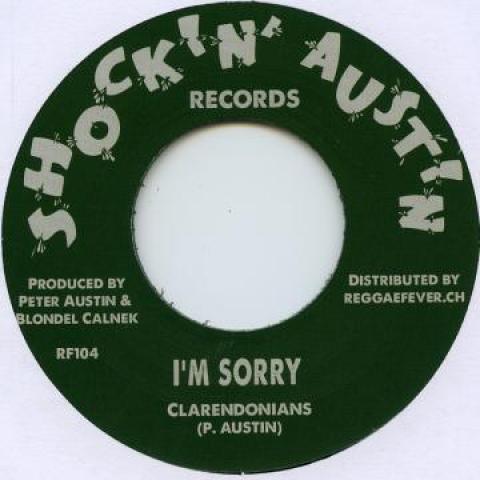 

7-дюймовая пластинка CLARENDONIANS / TARTANS - I m Sorry / Reggae Reggae All Night RF104 Shockin Austin 1968 Европа Регги, Ска и Даб