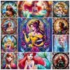 5D Diamond Painting Princesses Cross Stitch Mosaic Kit Home Decor Wall Sticker DIY Handmade Gift