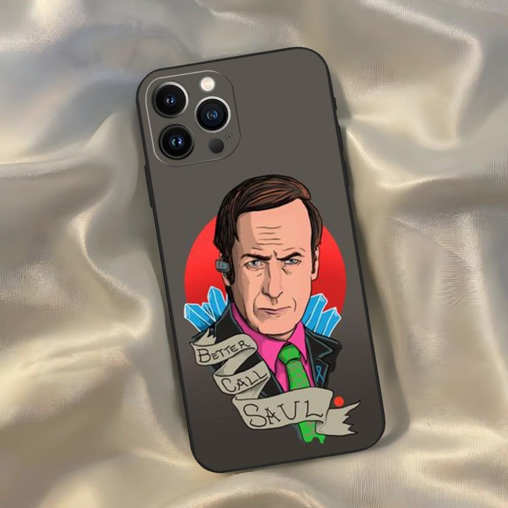 Better Call Saul Phone Case for Iphone 15 14 13 12 11 Pro Max Xr X Xs Mini 8 Plus SE 2022 Black Soft Silicone Cover