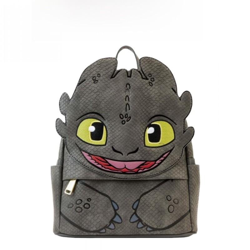 How To Train Your Dragon Toothless School Bag With Lightweight Plastic Construction For Teens And Kids