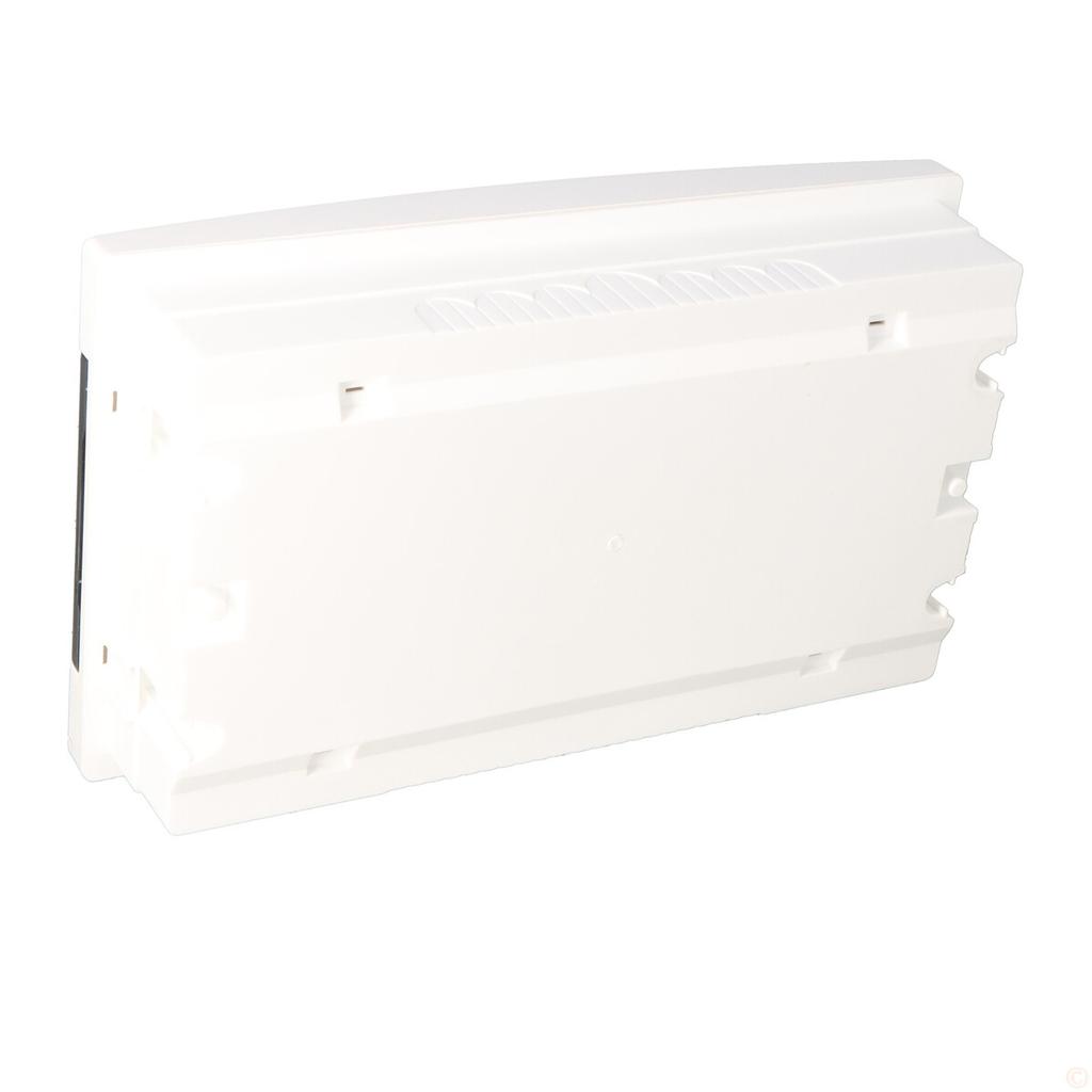 Flush-mounted distribution board 18 modules IP40 transparent door ECM18PT