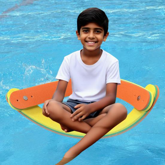 

Water Recliner Adult Non-Inflatable Foam Pool Floats Lounger Chair 3-in-1 Float-N-Fold Water Chair for Summer Party Pool Beach Lake