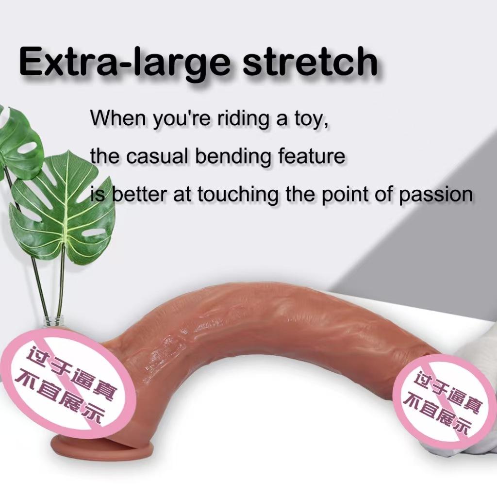 Liquid Silicone Simulation Dildo Super Large and Thick Dildo Female Dildo Masturbation Orgasmic Device Adult Sexual Product