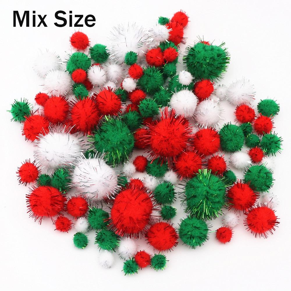 10-30mm Xmas Tree Decorative Ball Brightly Colored Christmas Craft Supplies  Christmas