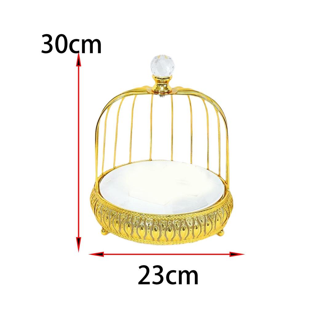 Bird Cage Cake Dessert Stand Decorative Serving Tray Metal Portable Cupcake Stand for Wedding Party Birthday Afternoon Decor
