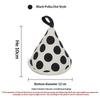 Cotton Linen Polka Dot Triangular Pot Handle Holders Heat Insulation Hanging Loop Perfect For Kitchen Cooking Baking