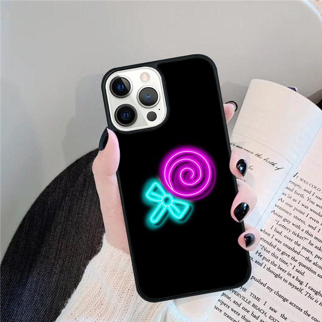 Neonlichter Schale Für iPhone 17 Air 15 16 14 13 12 Pro Max 11 Pro Max Plus Handyhülle Abdeckung