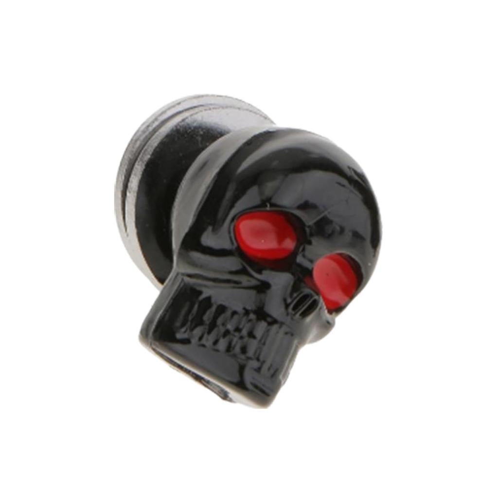Skull License Plate Screws, Motorcycle, Electric Vehicle, Customized Modification, Universal License Plate Holder, Skull