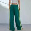 Womens Loose Jogger Pants Casual Drawstring Elastic Waist Long Trousers With Pockets