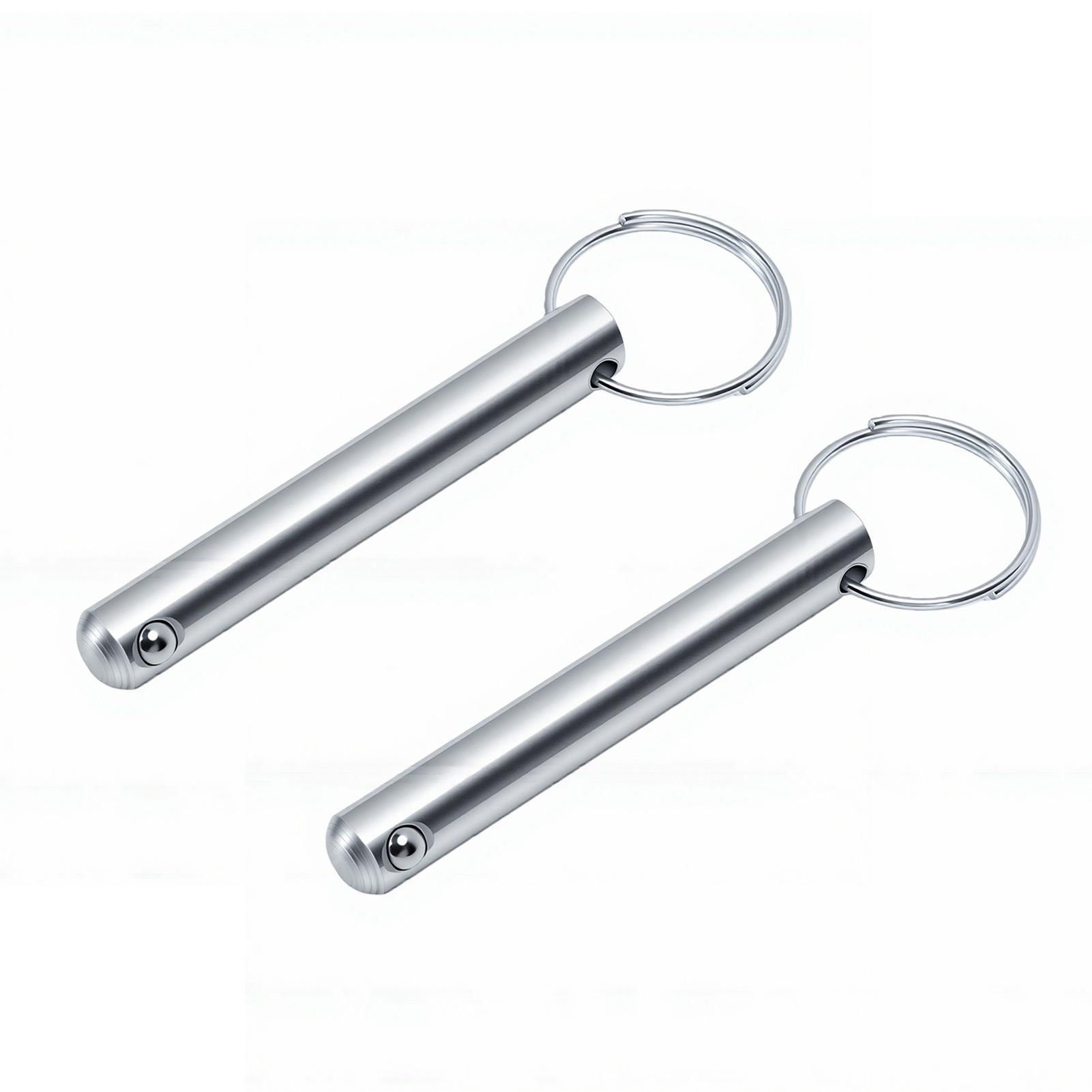 2pcs Weight Stack Pin Stainless Steel Weight Stack Machine Pin for Commercial Gym Home Fitness Equipment 55mm