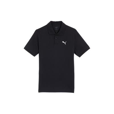 Ess Solid Color Pullover Sports Casual Short Sleeve Polo Shirt Men Polo Shirts Black 683486-01